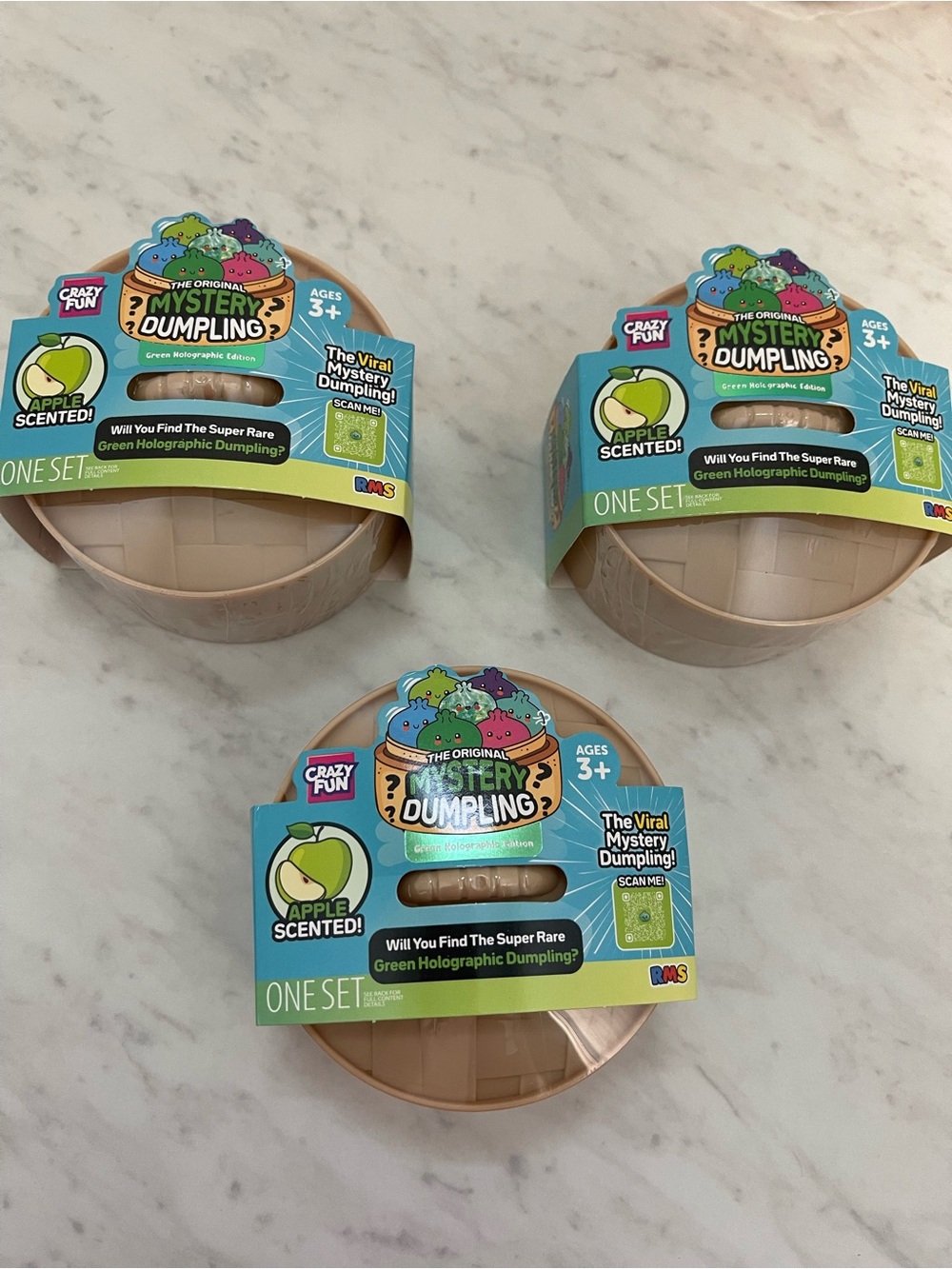 Five Below RMS Mystery Dumpling Green Holographic Apple Scented
